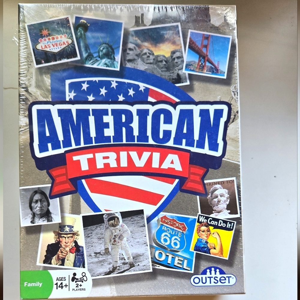 Outset American Trivia Card Game